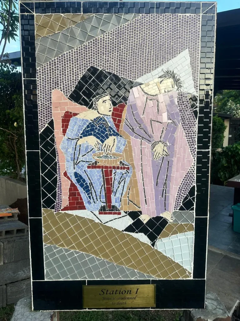 Station I _ Jesus is condemned to death_converted