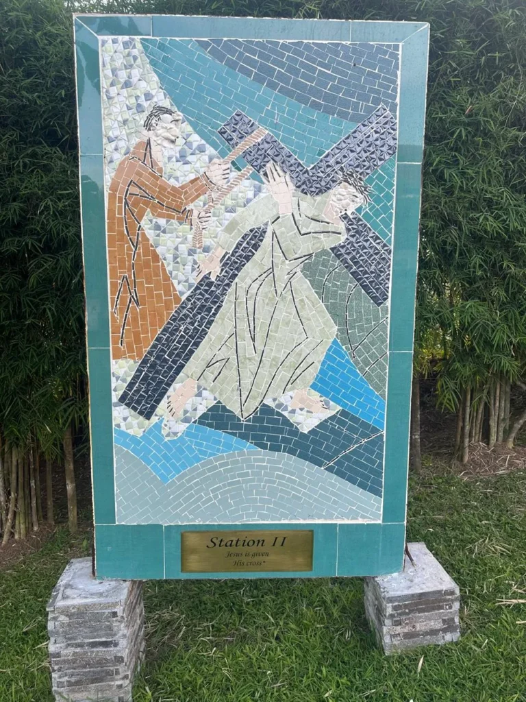 Station II _ Jesus is given His cross_converted